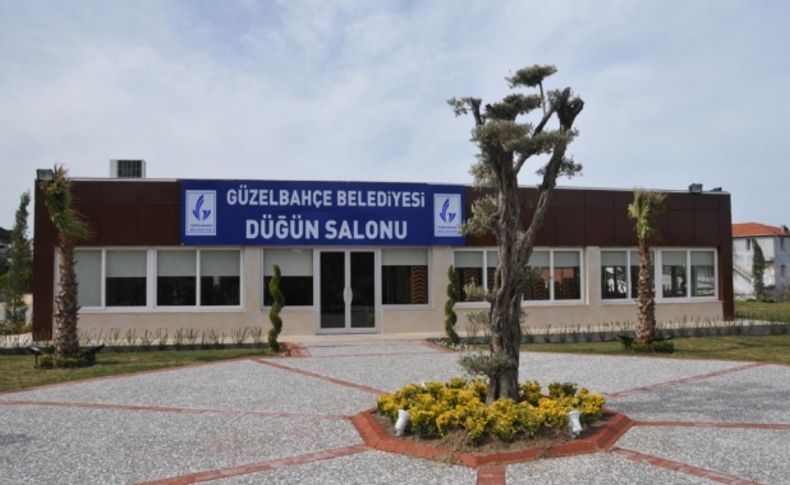 Güzelbahçe'nin güzel düğün salonu hizmette