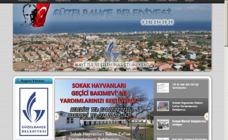 Güzelbahçe'nin web sitesi 'dalya' dedi, 100 bini aştı