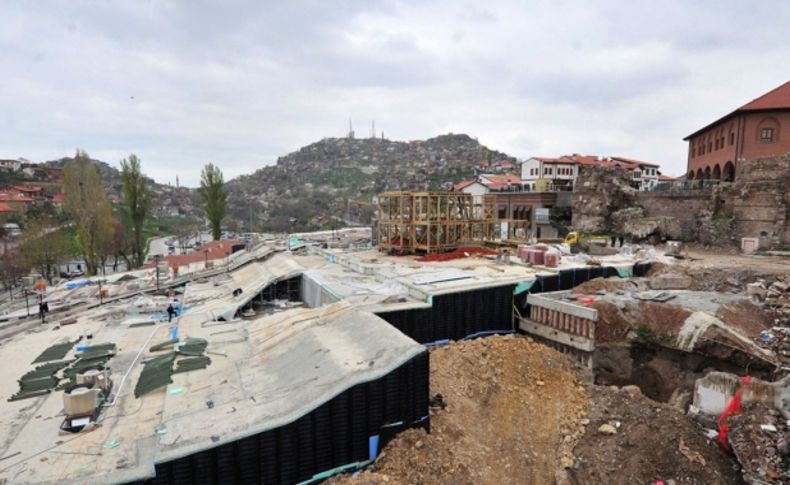 Hacı Bayram Yeraltı Otoparkı tamamlanmak üzere