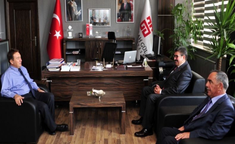 Hacı Boydak, AGÜ Rektörü Sabuncuoğlu’nu ziyaret etti
