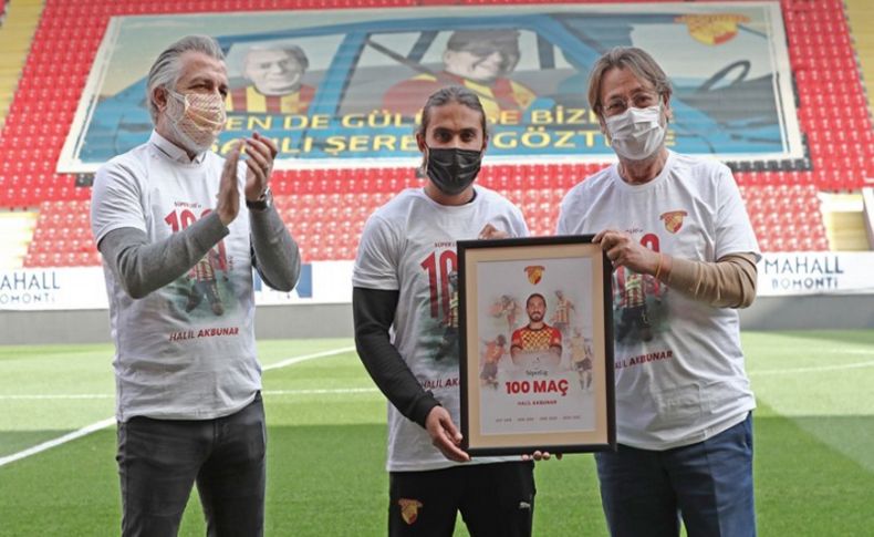 Halil, Göztepe formasıyla 100. Süper Lig maçına çıktı
