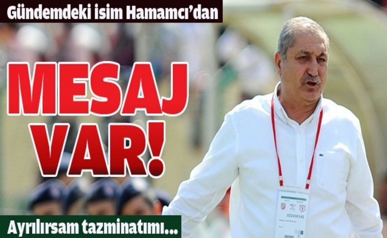 Hamamcı'dan teknik direktörlük başvurusu