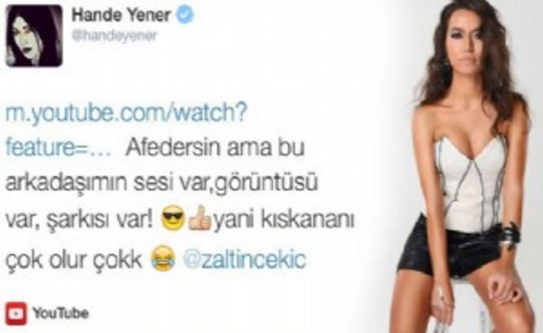 Attığı tweetle Hande Yener kimi ima etti'