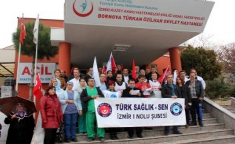 Hastane yıkılmasın eylemi