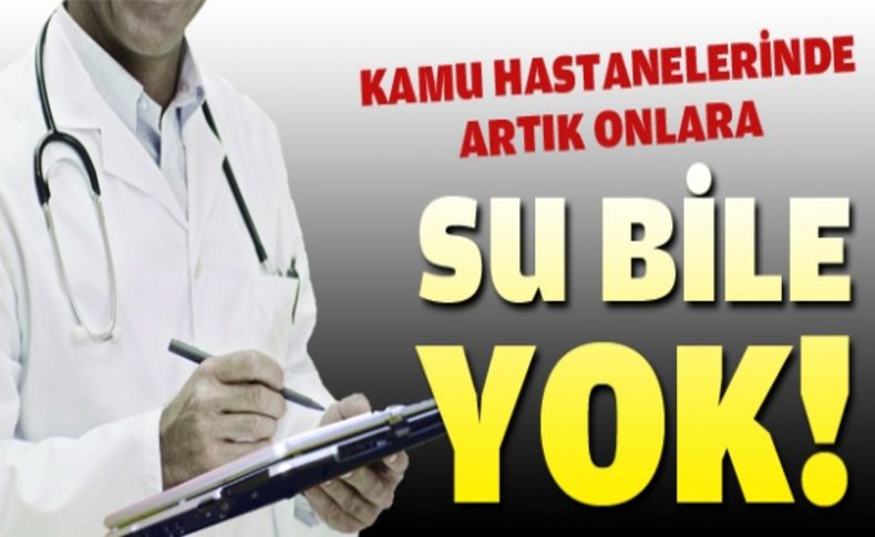 Hastanelerde sözleşmeli yöneticiye yemek yok