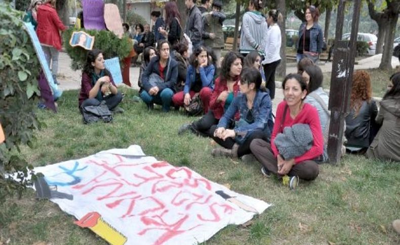 Hatay'da Kadina Şiddet Protestosu