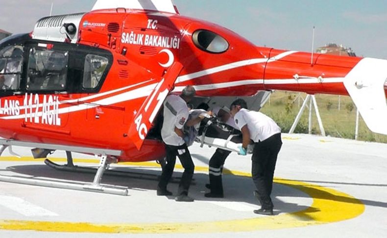 Hava ambulansı hayat kurtarmaya devam ediyor