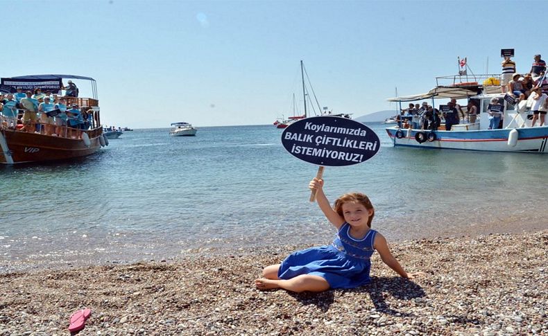 Hem karadan hem de denizden haykırdılar; Orkinos çiftliklerine hayır!