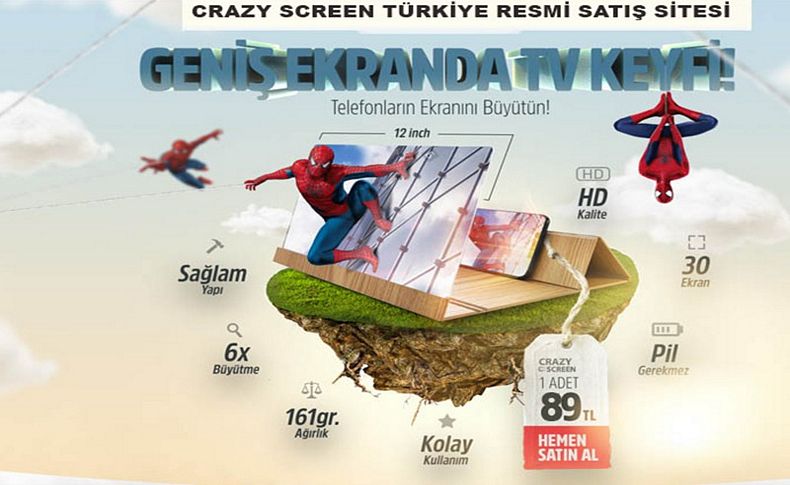 Her telefona uyumlu ekran yansıtıcı