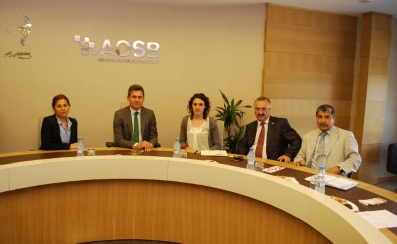 Hollandalı heyeti AOSB'de