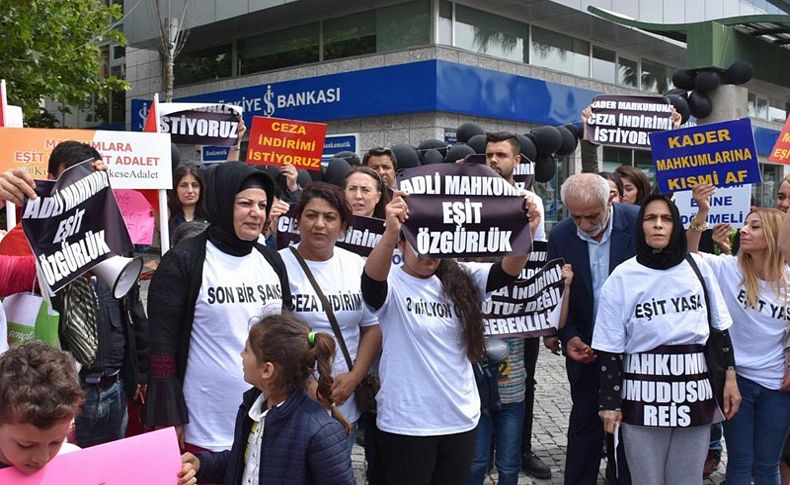 Hükümlü yakınları af istedi
