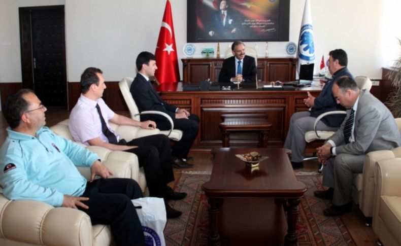 Hükümlü üniversite adayları KMÜ'yü ziyaret etti