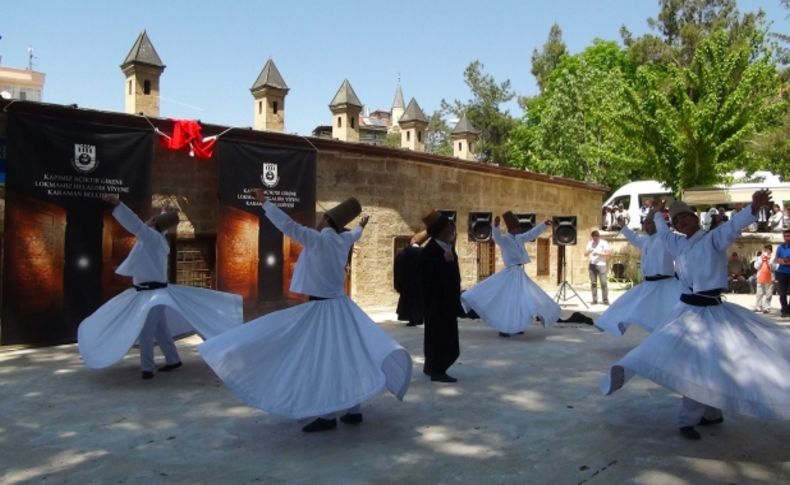 Hz. Mevlana, Karaman'dan temsili olarak Konya'ya uğurlandı