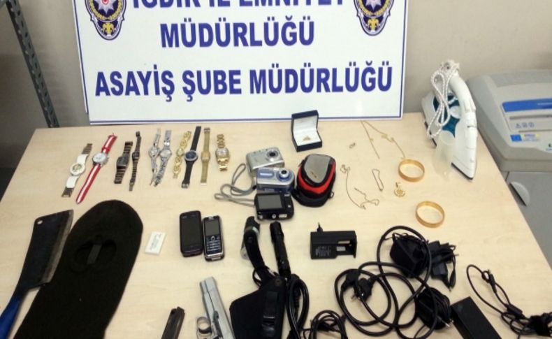 Iğdır’da hırsızlık yapan şahıs suçüstü yakalandı