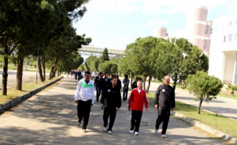 İKÇ'de sağlıklı yaşam yürüyüşleri başladı