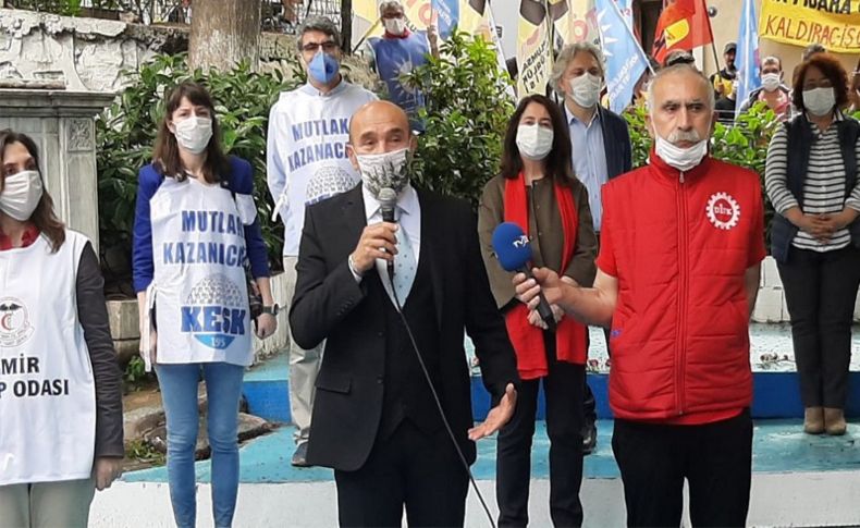 İlk kutlandığı yerde kim/ne mesaj verd? Sembolik 1 Mayıs!