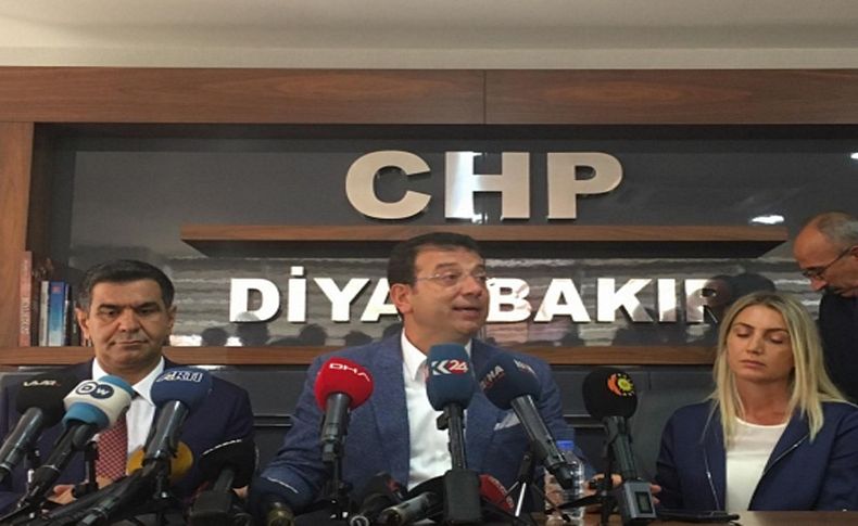 İmamoğlu Diyarbakır’da: Kayyum atamaları gaflet ve dalalettir