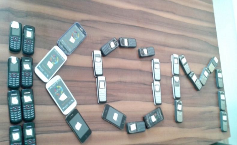 İnegöl'de kaçak cep telefonu operasyonu