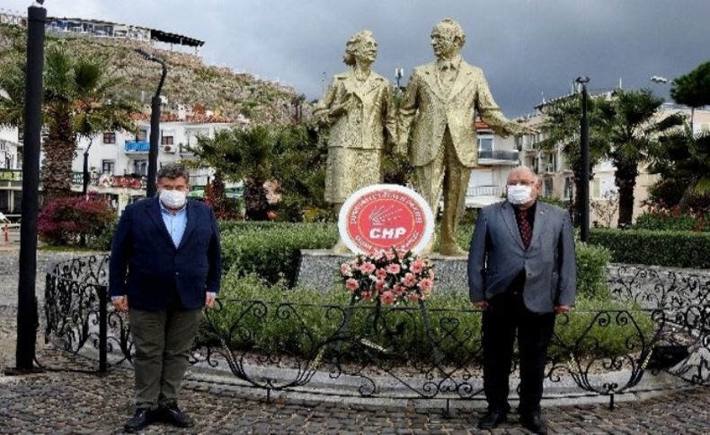 İsmet İnönü Çeşme'de anıldı