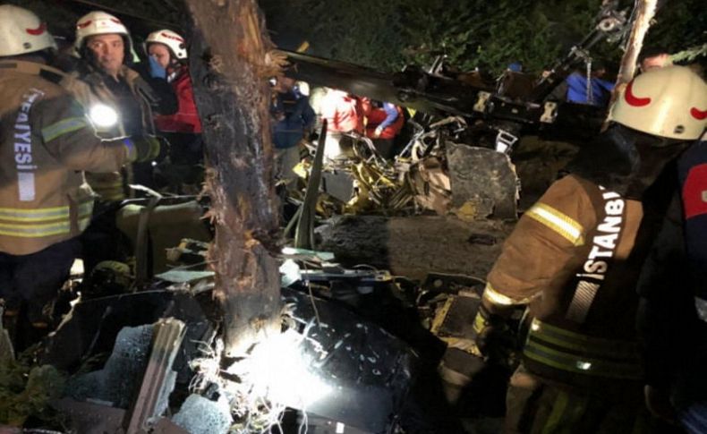 İstanbul'da askeri helikopter düştü: 4 asker şehit