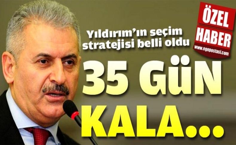 İşte Yıldırım'ın seçim stratejisi