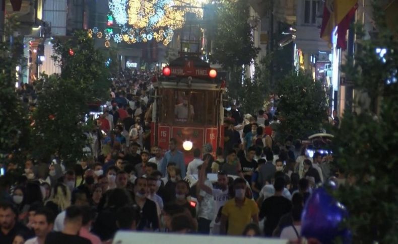 İstiklal Caddesi'nde korkutan görüntü