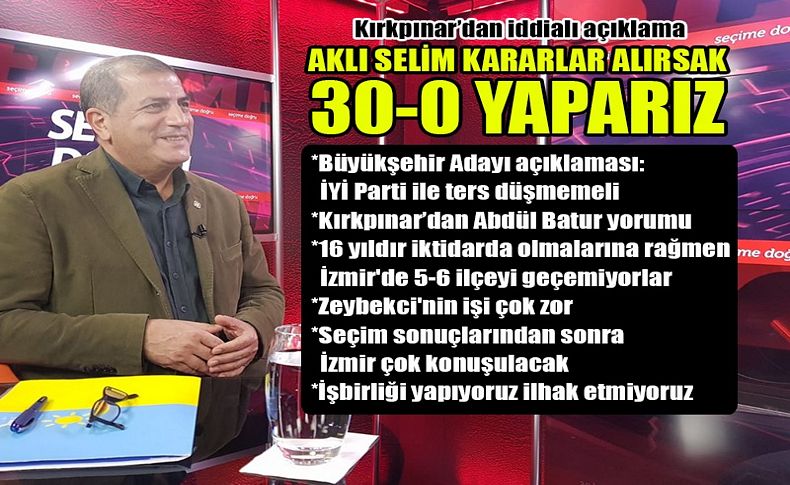 İYİ Parti İl Başkanından çarpıcı değerlendirmeler
