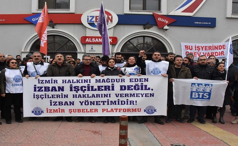 İZBAN grevi mahkemelik