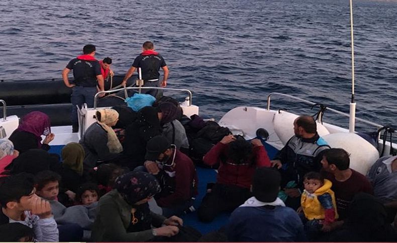 İzmir'de 181 kaçak göçmen yakalandı
