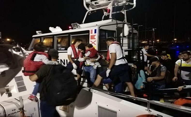 İzmir’de 216 göçmen yakalandı