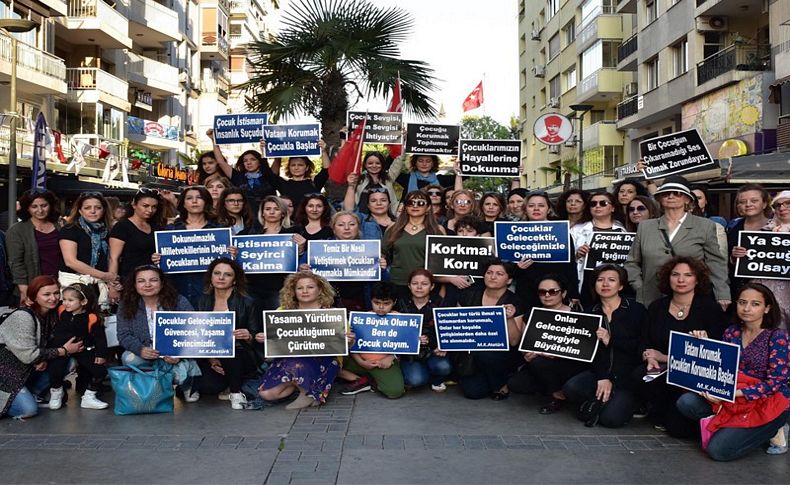 İzmir'de anne dayanışması