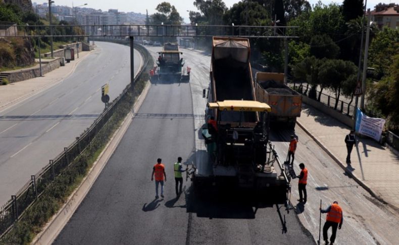 İzmir’de asfalt çalışmaları hafta sonu hız kazanacak