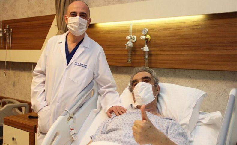 İzmir'de baypas ameliyatı sonrası Kovid-19 teşhisi konulan hasta sağlığına kavuştu
