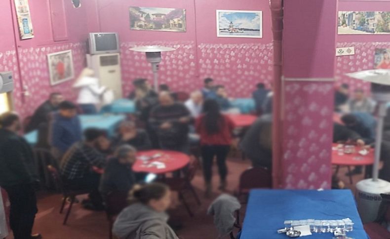 İzmir'de çay ocaklarına kumar operasyonu