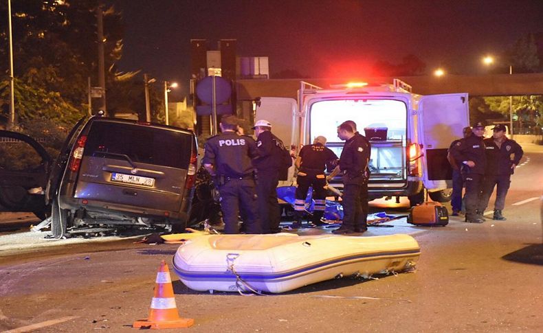 İzmir'de feci kaza: 1 ölü 1 yaralı