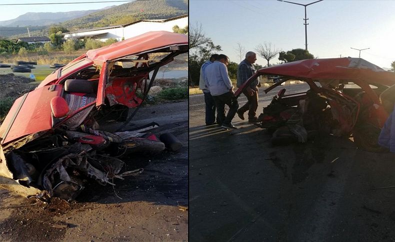 İzmir'de feci kaza: 1 ölü
