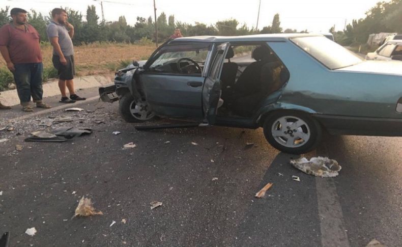 Birgi Yolu’nda feci kaza 4 yaralı