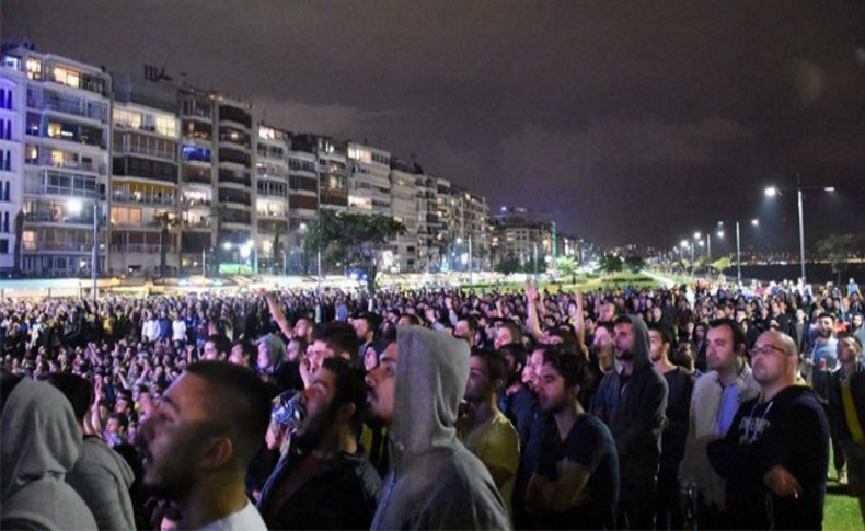 İzmir'de Fenerbahçe coşkusu
