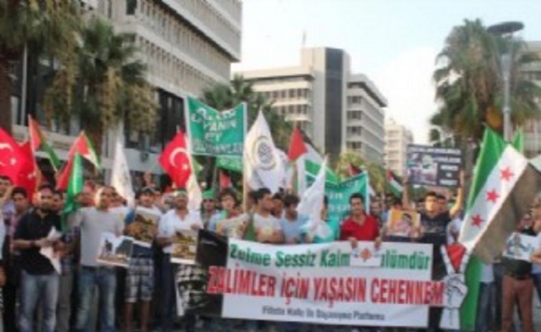 İzmir'de, Gazze'ye destek