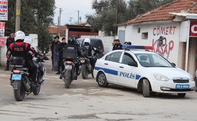 İzmir'de hava destekli uyuşturucu operasyonu