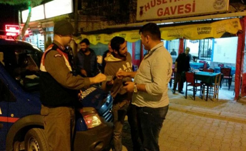 İzmir'de jandarmadan 'drone'lu huzur uygulaması