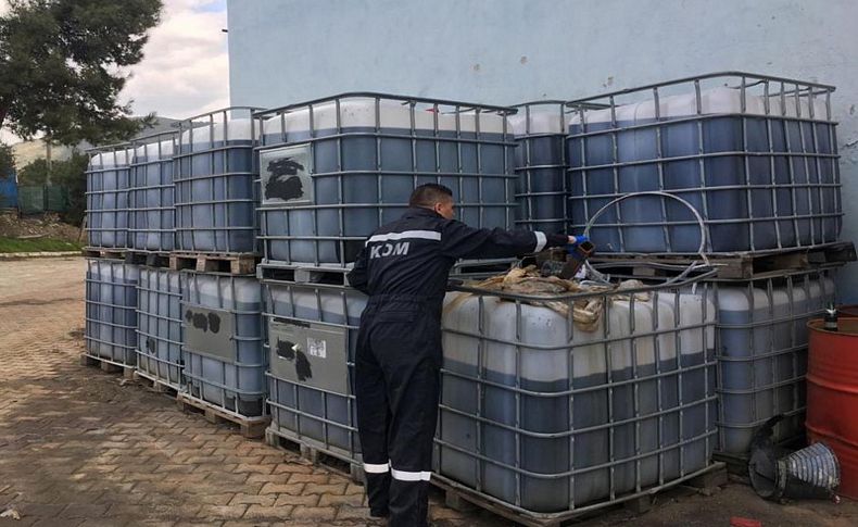 İzmir'de kaçak mazot operasyonu
