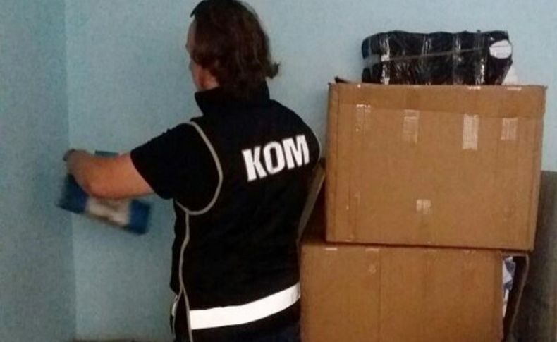 İzmir'de kaçak sigara operasyonu: 1 gözaltı