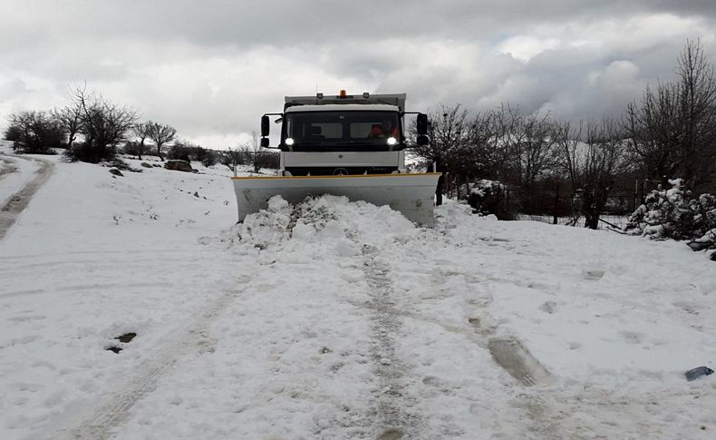 İzmir'de kar teyakkuzu