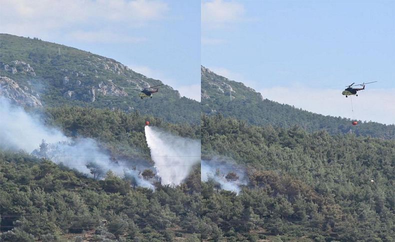 İzmir'de korkutan yangın