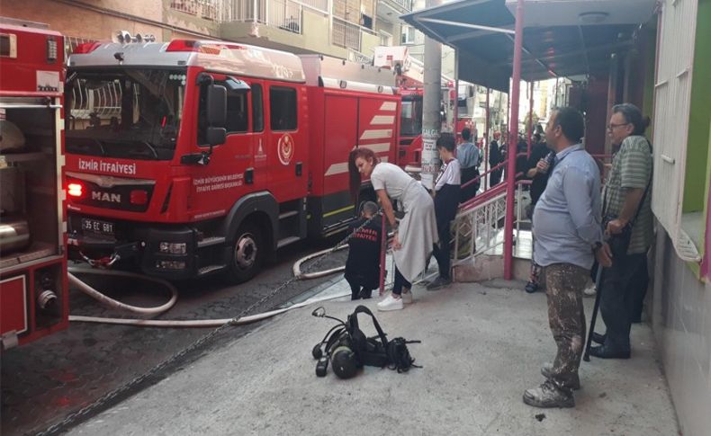 İzmir'de korkutan yangın