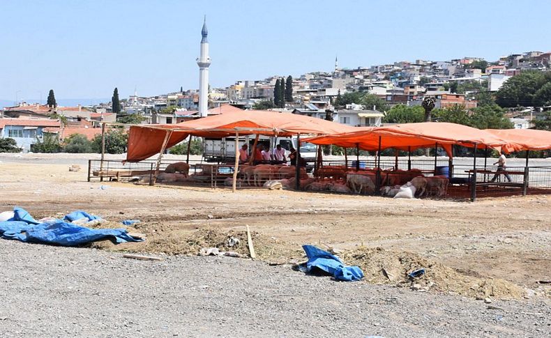 Kurban pazarlarında temizlik başladı