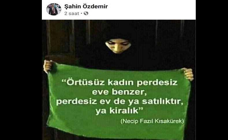 Paylaşımı tepki çekmişti... Ve o müdür açığa alındı