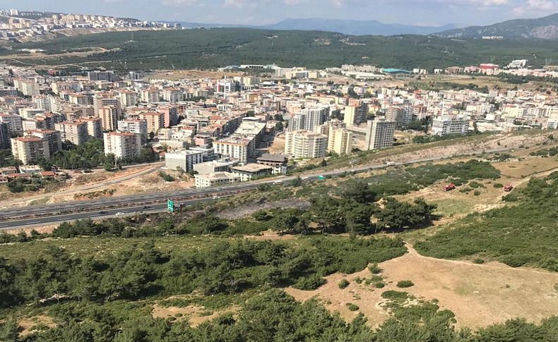 İzmir'de orman yangını