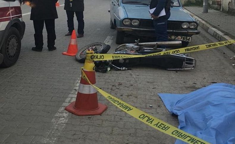 İzmir'de otomobille motosiklet çarpıştı: 1 ölü, 1 yaralı